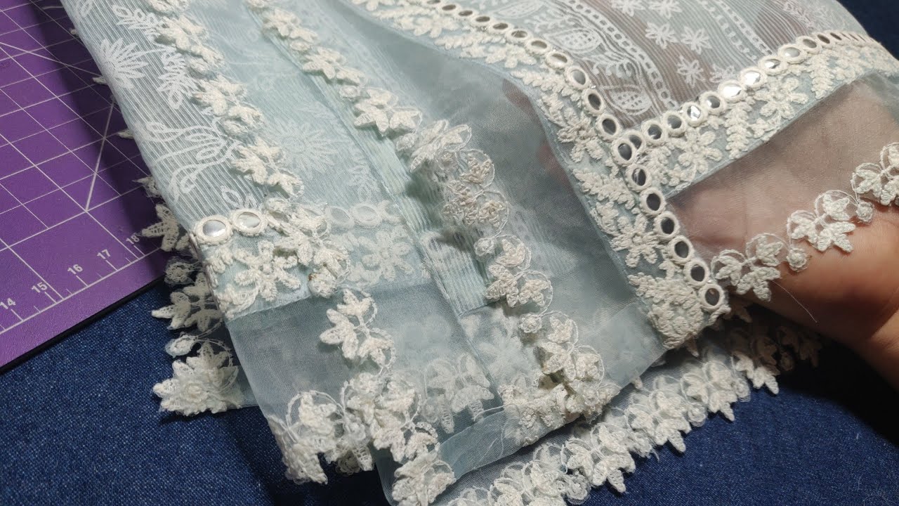 Dupatta Designing || Sobia Nazeer Dupatta designing ideas #fashion