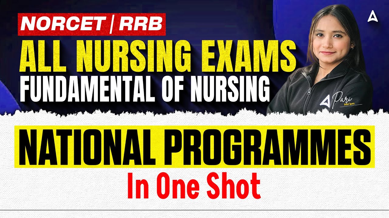 National Health Programmes One Shot 🇮🇳 NORCET | RRB | All Nursing Exams 2026 Revision