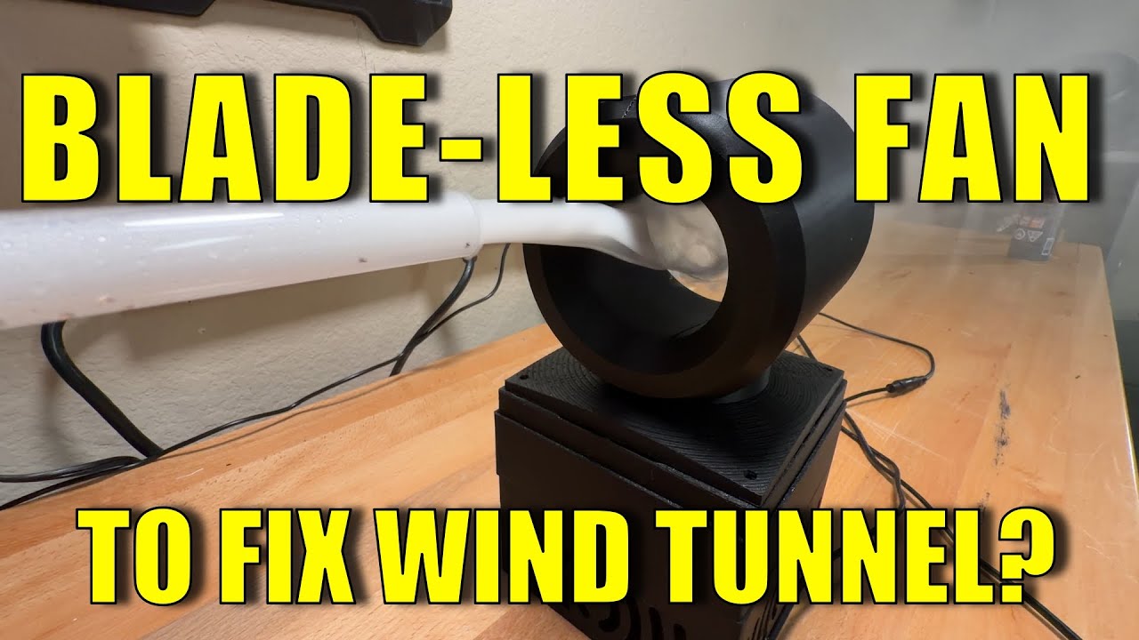 Testing a DIY Wind Tunnel with a Bladeless Fan