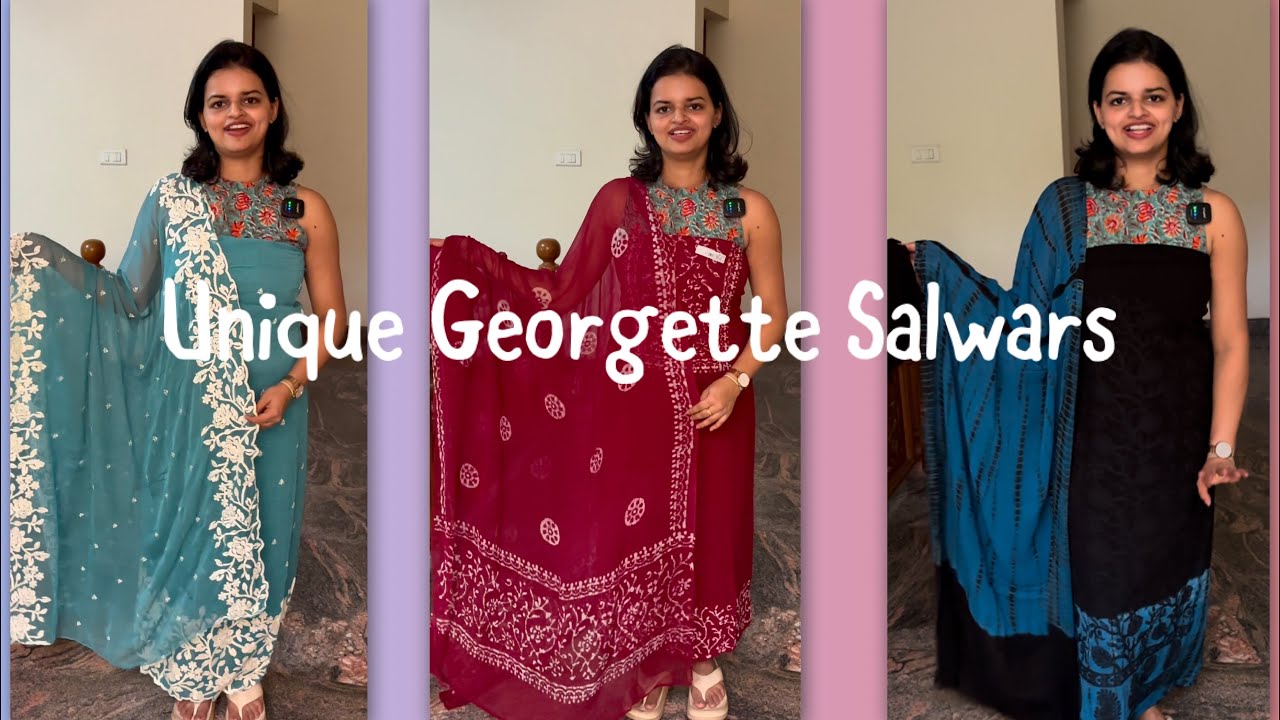 EPI 419|VISCOSE GEORGETTE AARI WORK & CREPE GEORGETTE SUITS 