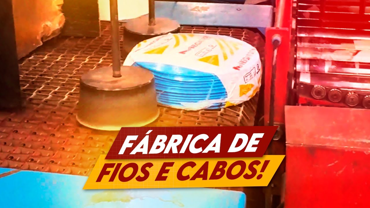 Voc&ecirc; j&aacute; entrou em uma F&Aacute;BRICA DE FIOS e CABOS? N&Atilde;O, ent&atilde;o VEM VER!🤔🤩