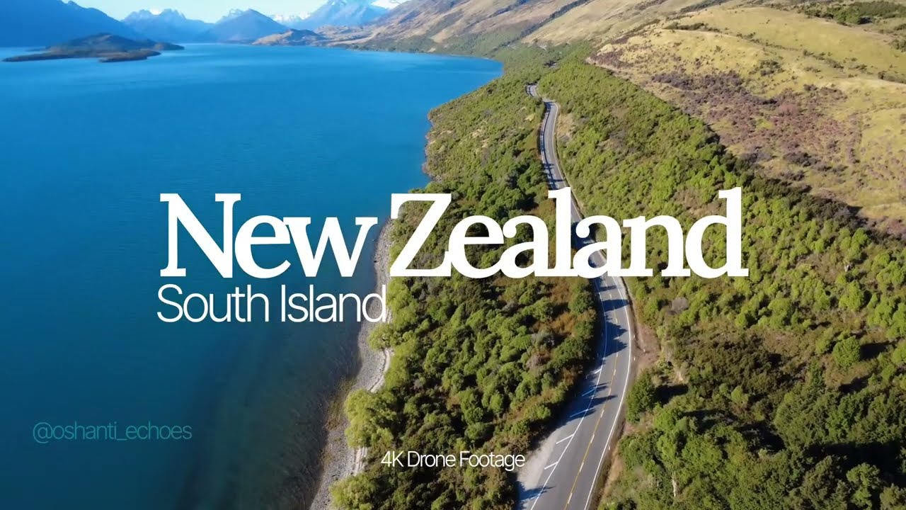 New Zealand 4K Scenic Drone Video