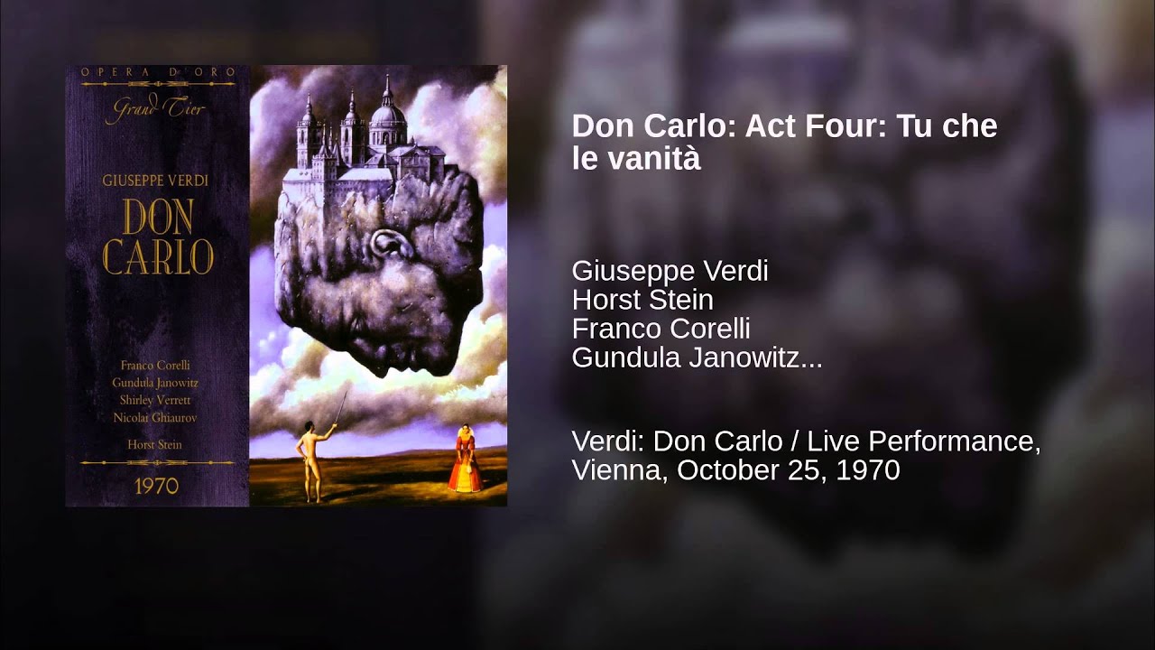 Don Carlo: Act Four: Tu che le vanità