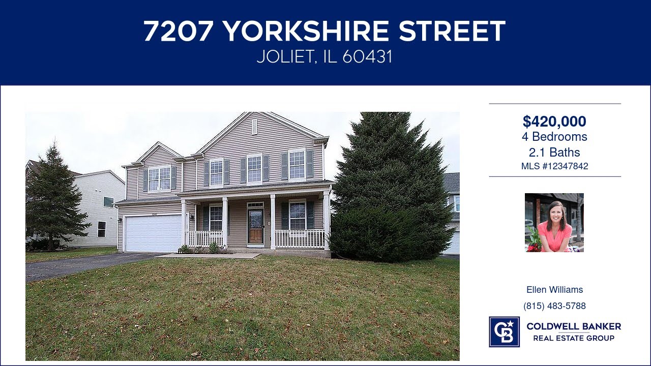7207 YORKSHIRE Street, Joliet, Illinois Homes for Sale | www.coldwellhomes.com