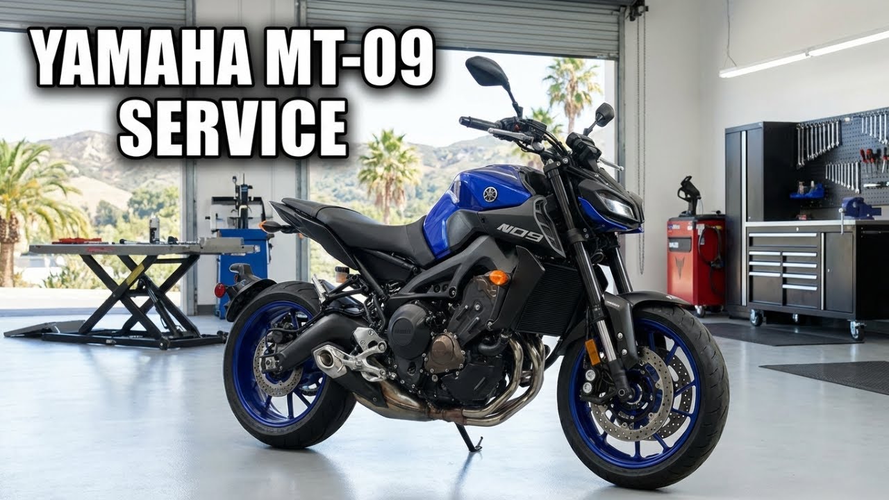 Το YAMAHA mt-09 μου πήγε για σέρβις!