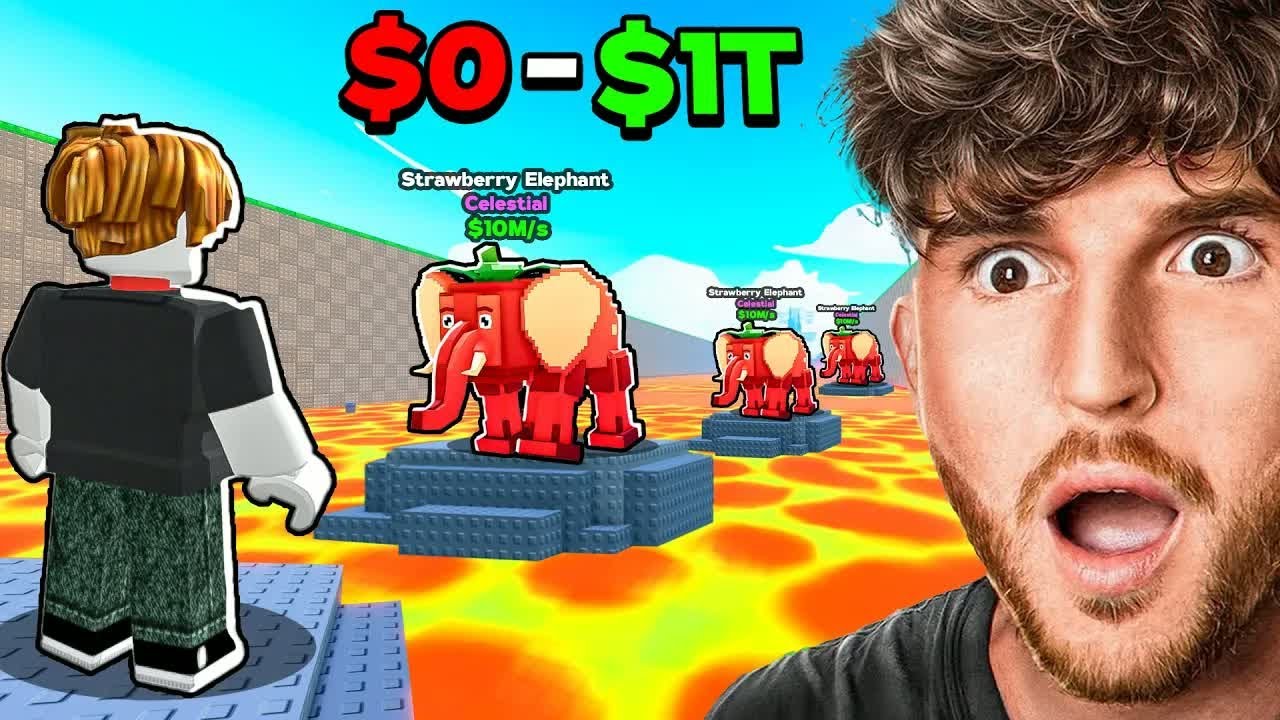 CaylusBlox! 0 - 1 Trillion in Survive Lava For Brainrots