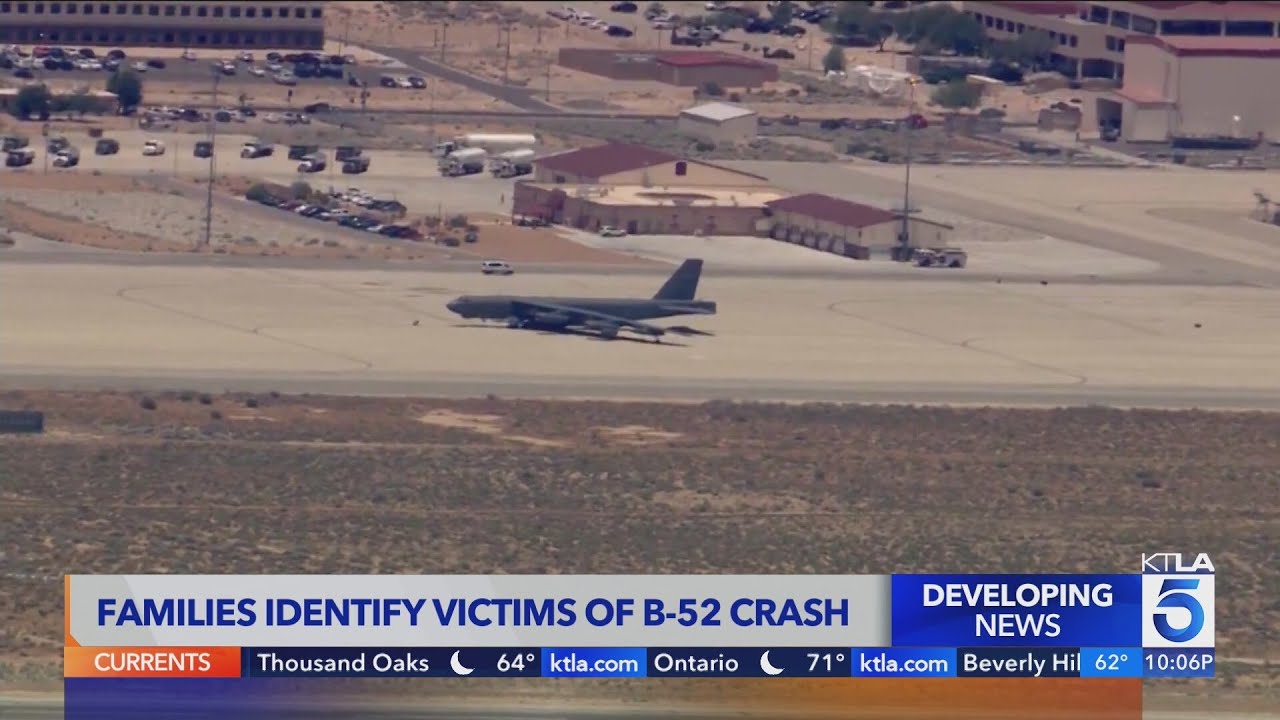 Families identify victims of Edwards Air Force Base B-52 crash