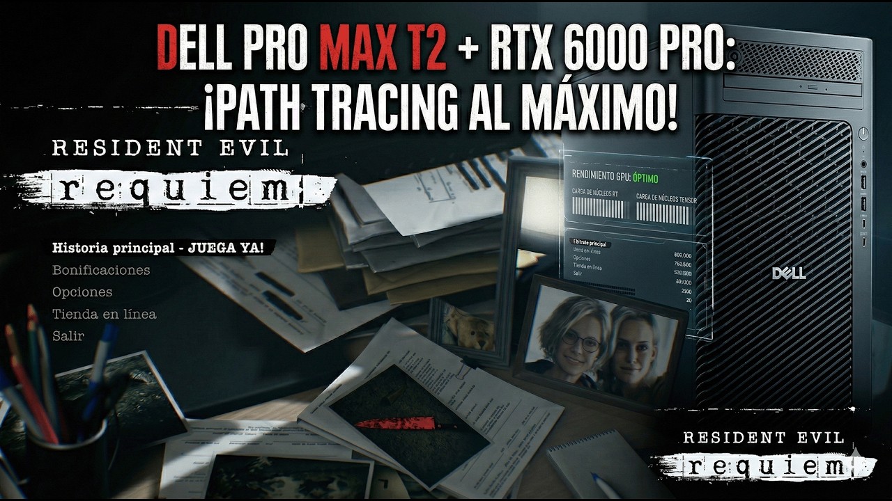 Path Tracing en 1440p con RTX 6000 PRO - Dell Pro Max T2