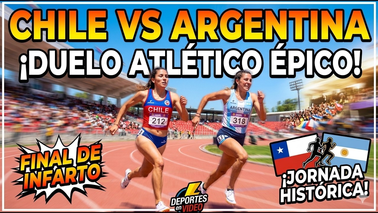 Posta 4 x 400 metros Damas / Chile vs Argentina
