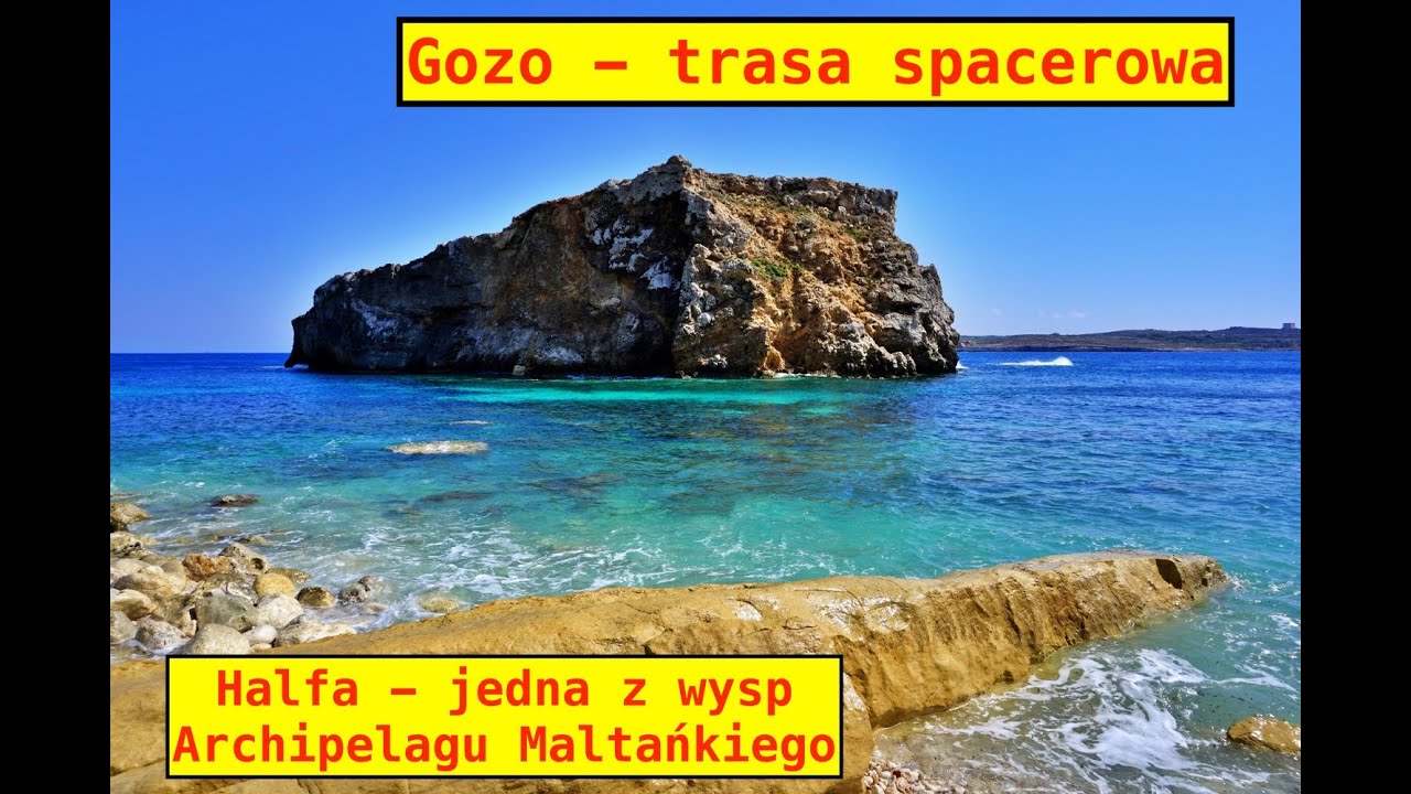 Malta/ Gozo - trasa spacerowa do wyspy Halfa