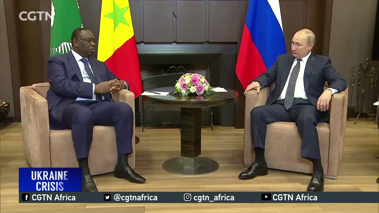 The AU Chairperson Macky Sall talks: Russia-Ukraine Crisis
