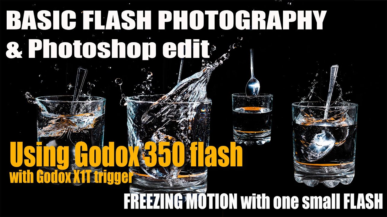 Off-Camera Flash Photography with the Godox TT350 and Godox X1T Trigger -  Freezing Motion