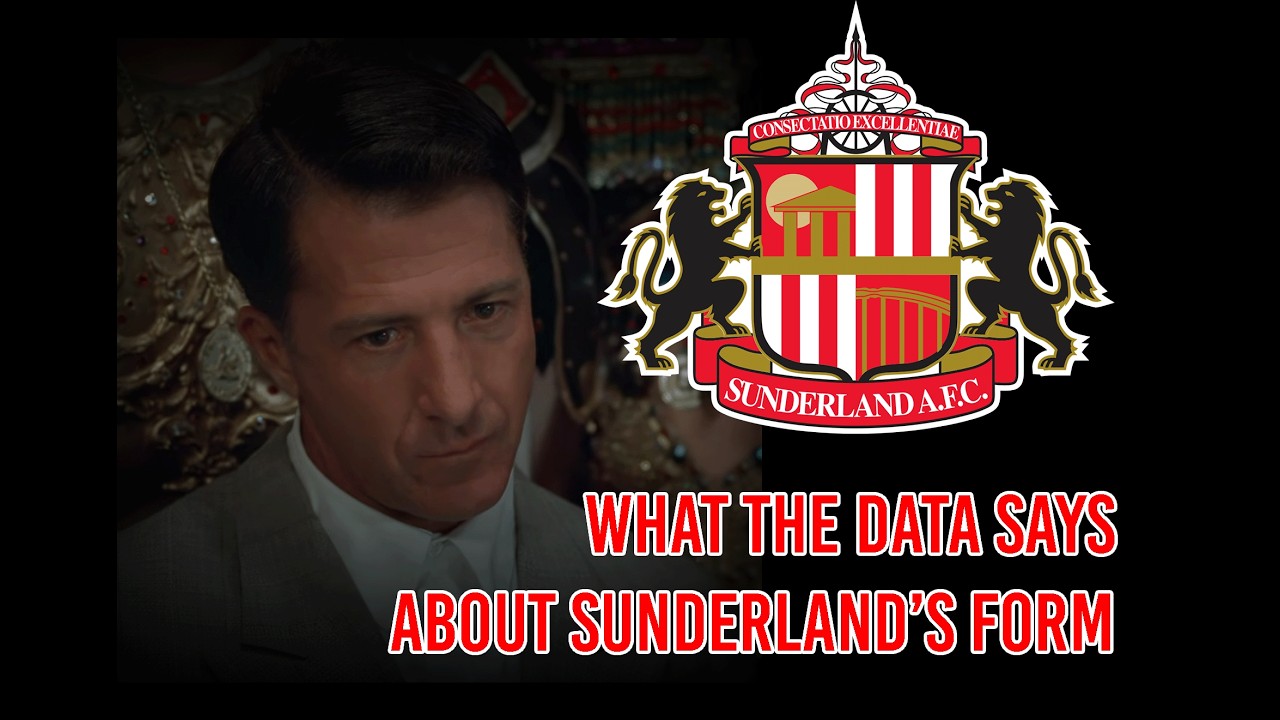What does the data say about Sunderland's poor form?