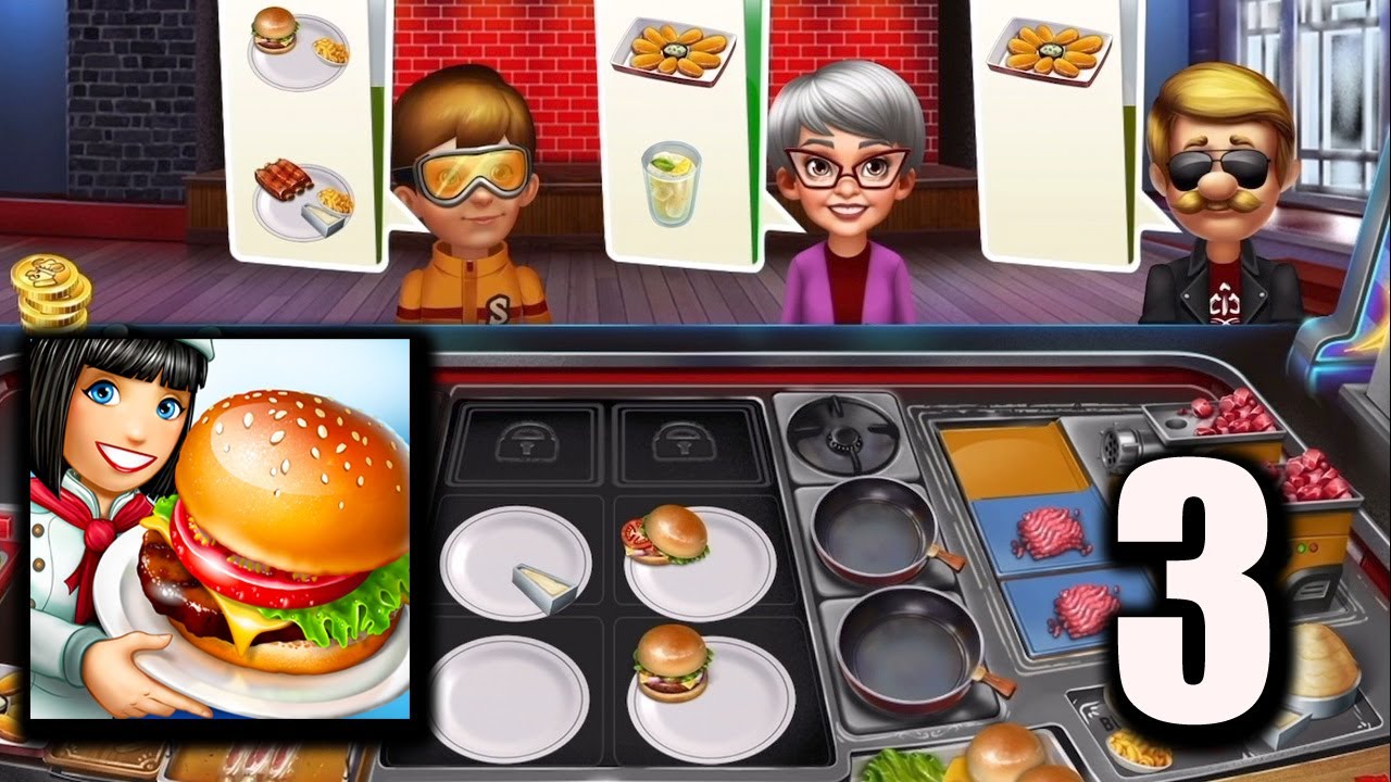Cooking Fever Gameplay / Walkthrough (iOS, Android) Part 3