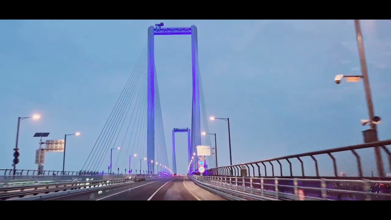 제3연육교 저녘 드라이브 #편안한 음악과 영상 #청라 가는 길 