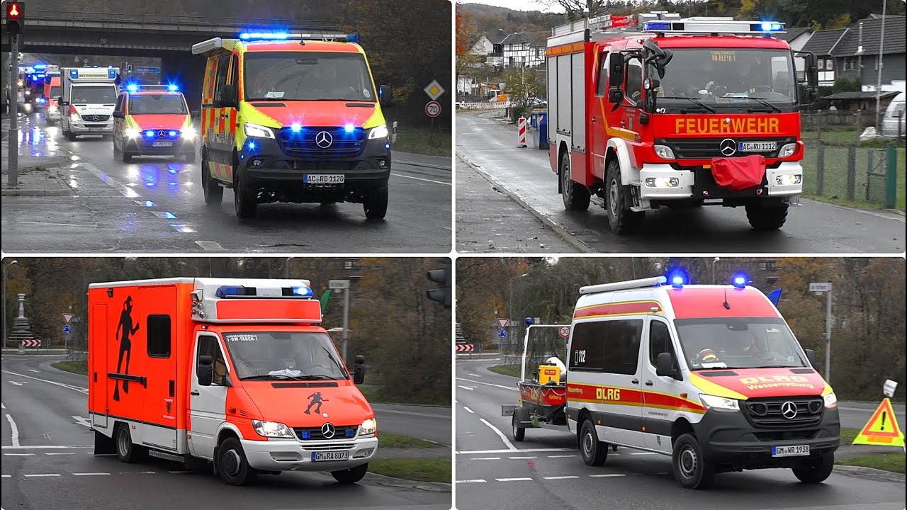 [Großeinsatz am Rursee] - DLRG LV Nordrhein übt mit Feuerwehr & Rettungsdienst den Ernstfall 🚒🛠️🚑