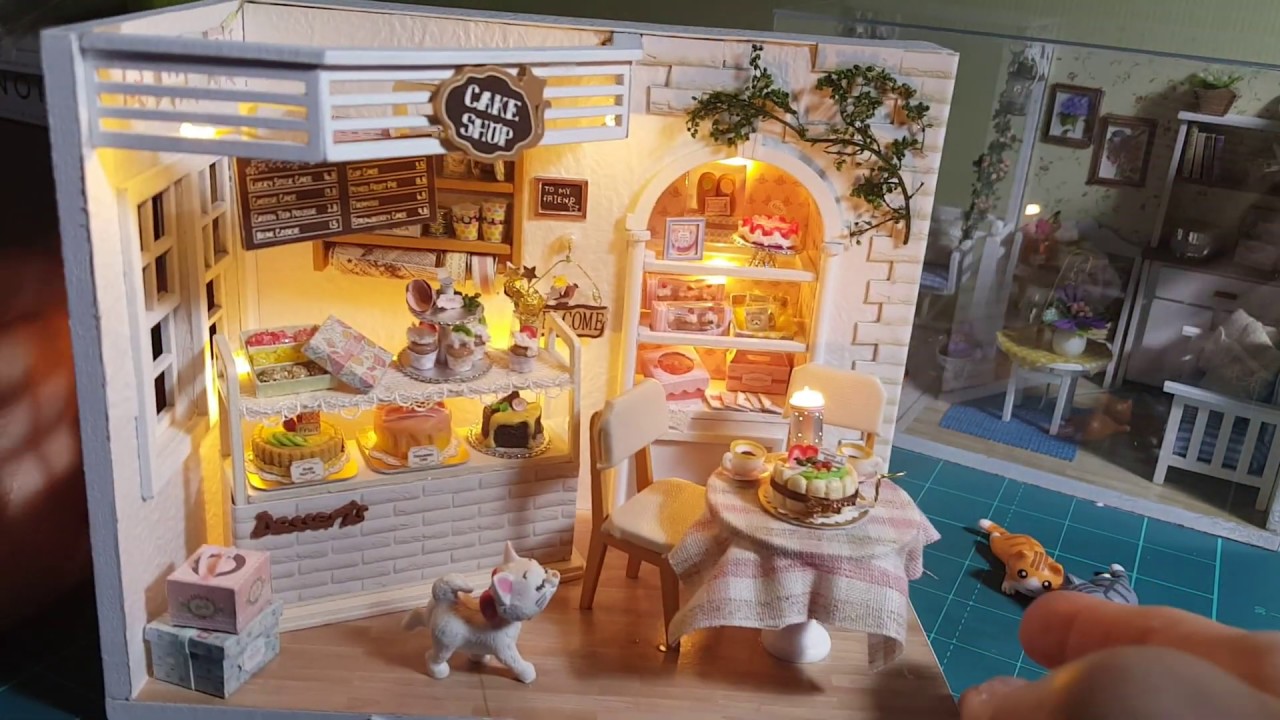 [DIY Miniature House] Cake Diary (미니어처 하우스 - 콩이네 베이커리)