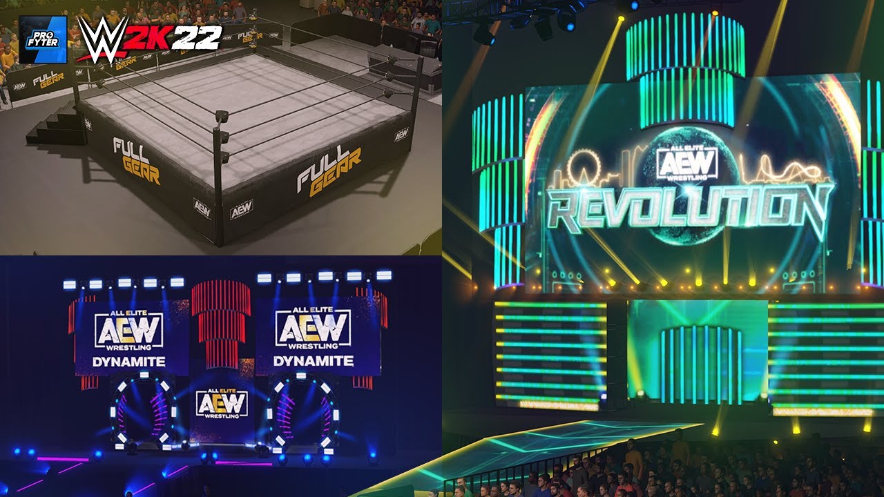 WWE 2K22 AEW Arena Pack #1 (Community Creations)