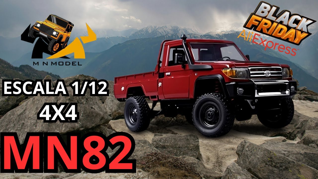 MN82: El Crawler RC Definitivo  | ¡Rendimiento Realista en Terrenos Difíciles!