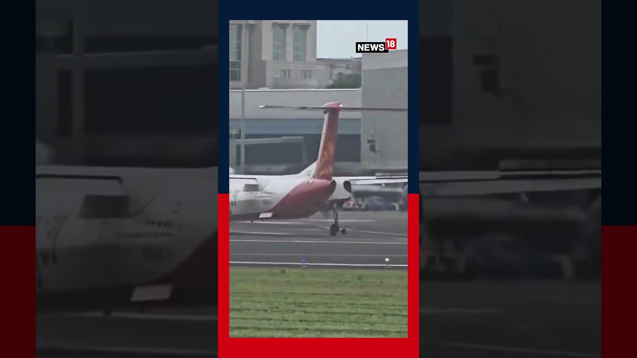 SpiceJet Flight Makes Emergency Landing in Mumbai After Wheel Falls Off After Takeoff | N18S
