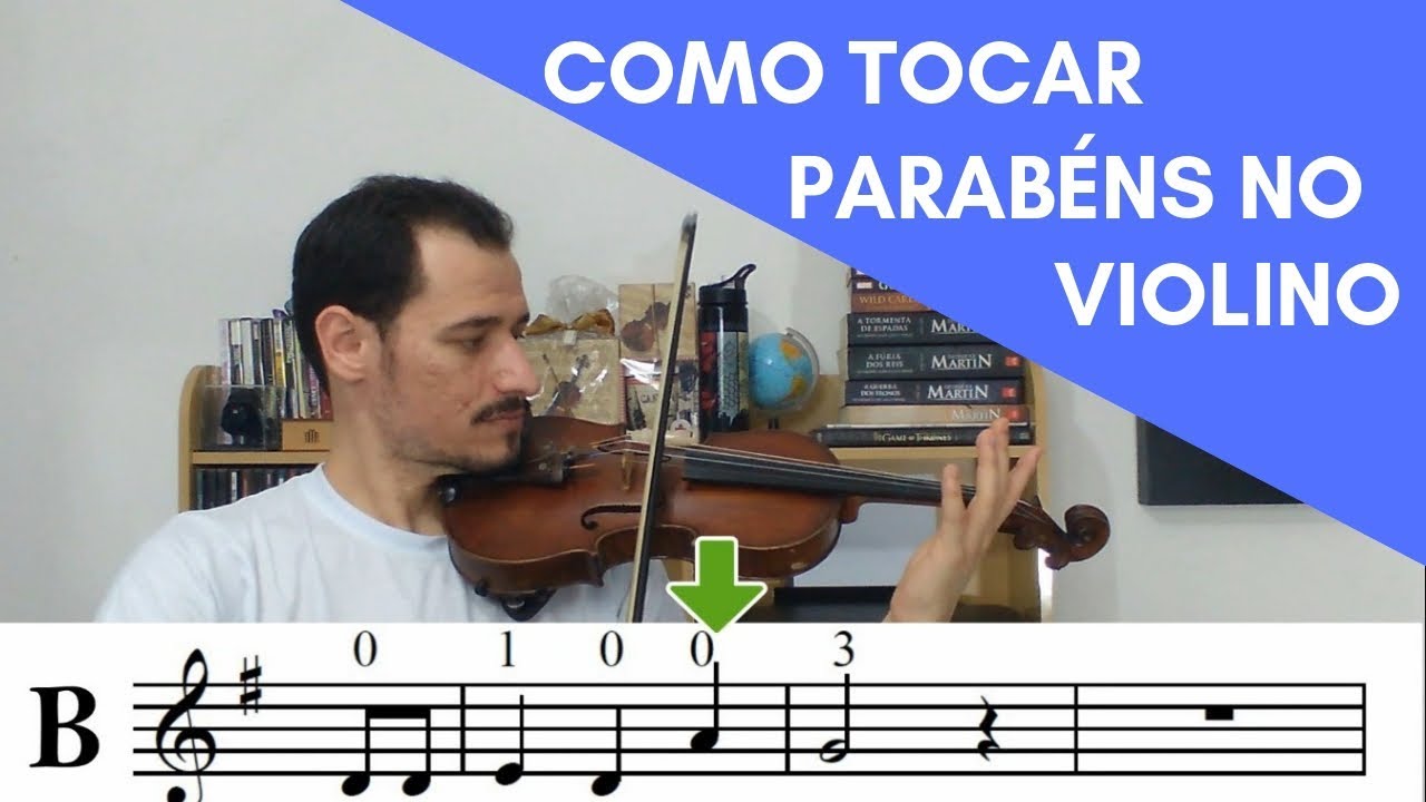 Parabéns / Happy Birthday  - Violino I  TUTORIAL - Como Tocar I
