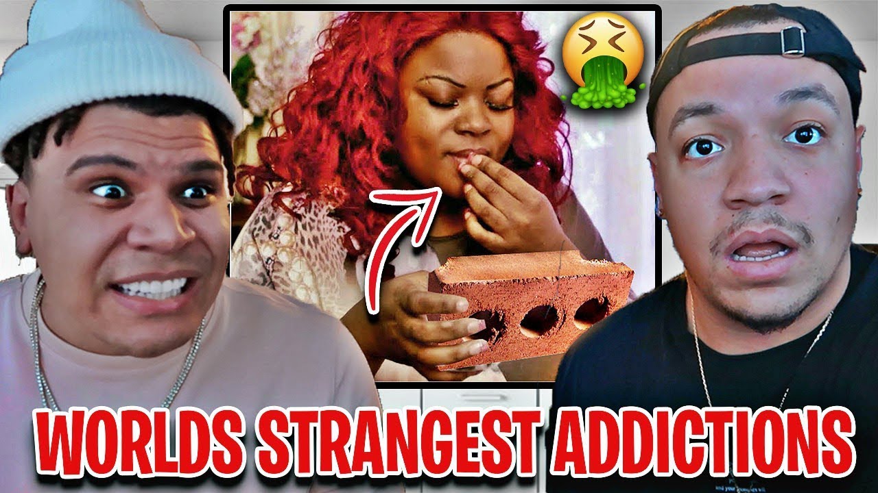 REACTING TO THE STRANGEST ADDICTIONS!! (FT WOLFIE) *MY STRANGE ADDICTIONS*