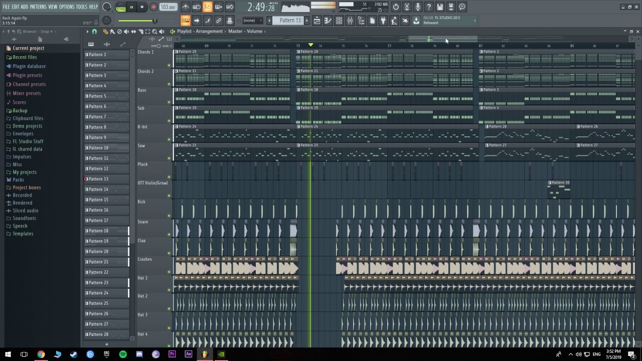 Panda Eyes - Back Again (FL Studio - Remake)