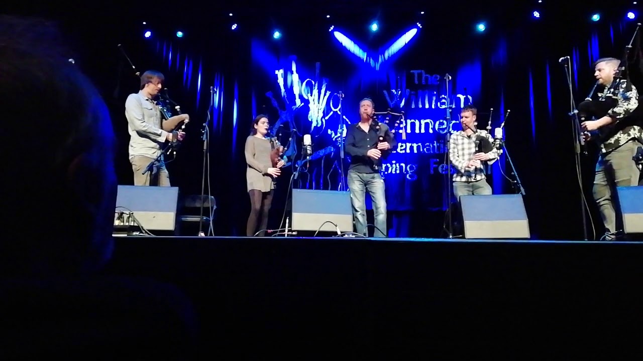 Ross Ainslie, Bridghe Chaimbeul, Finlay MacDonald, Fin Moore And Angus MacKenzie @ WKPF 2018