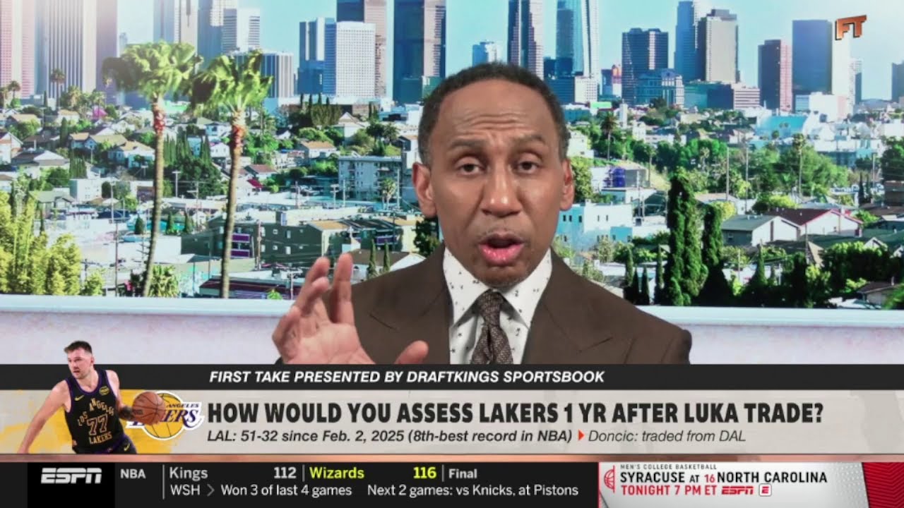 FIRST TAKE | Lakers are who they are! - Stephen A. gets very honest on LAL one year after Luka trade