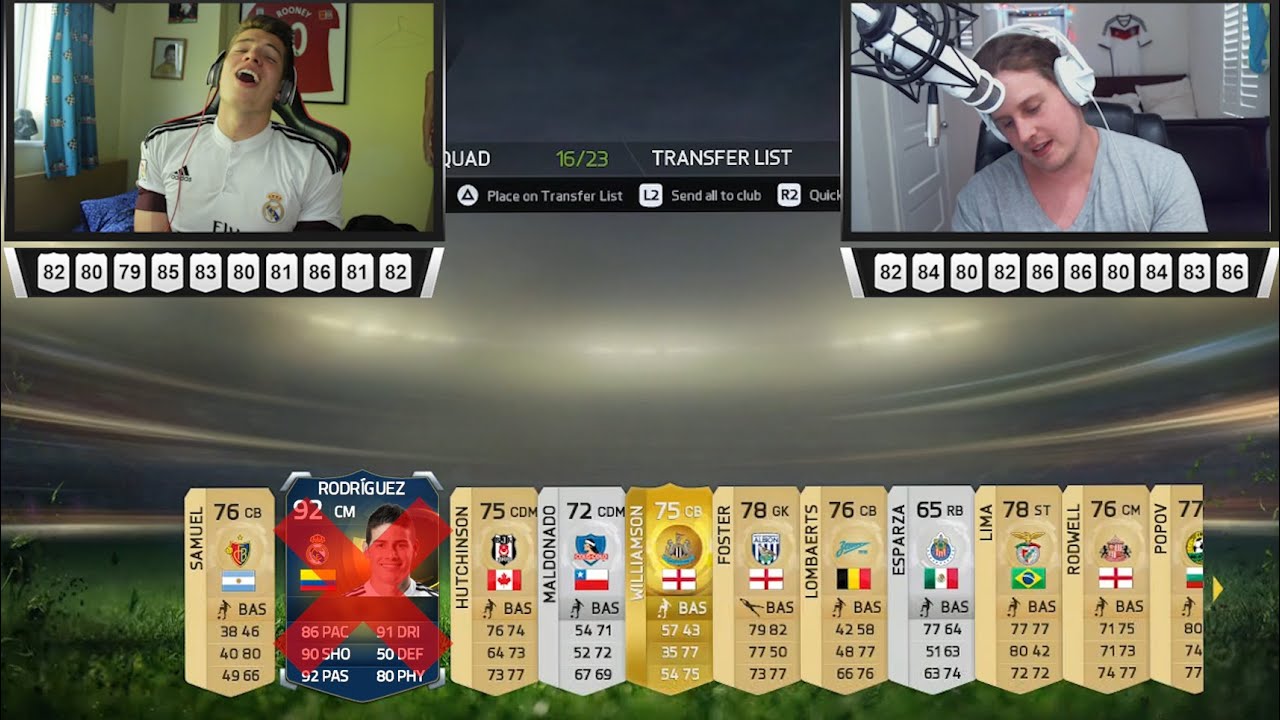 OMG EPIC FIFA LOTTO WITH INSANE TOTS DISCARD!? - FIFA 15 PACK OPENING
