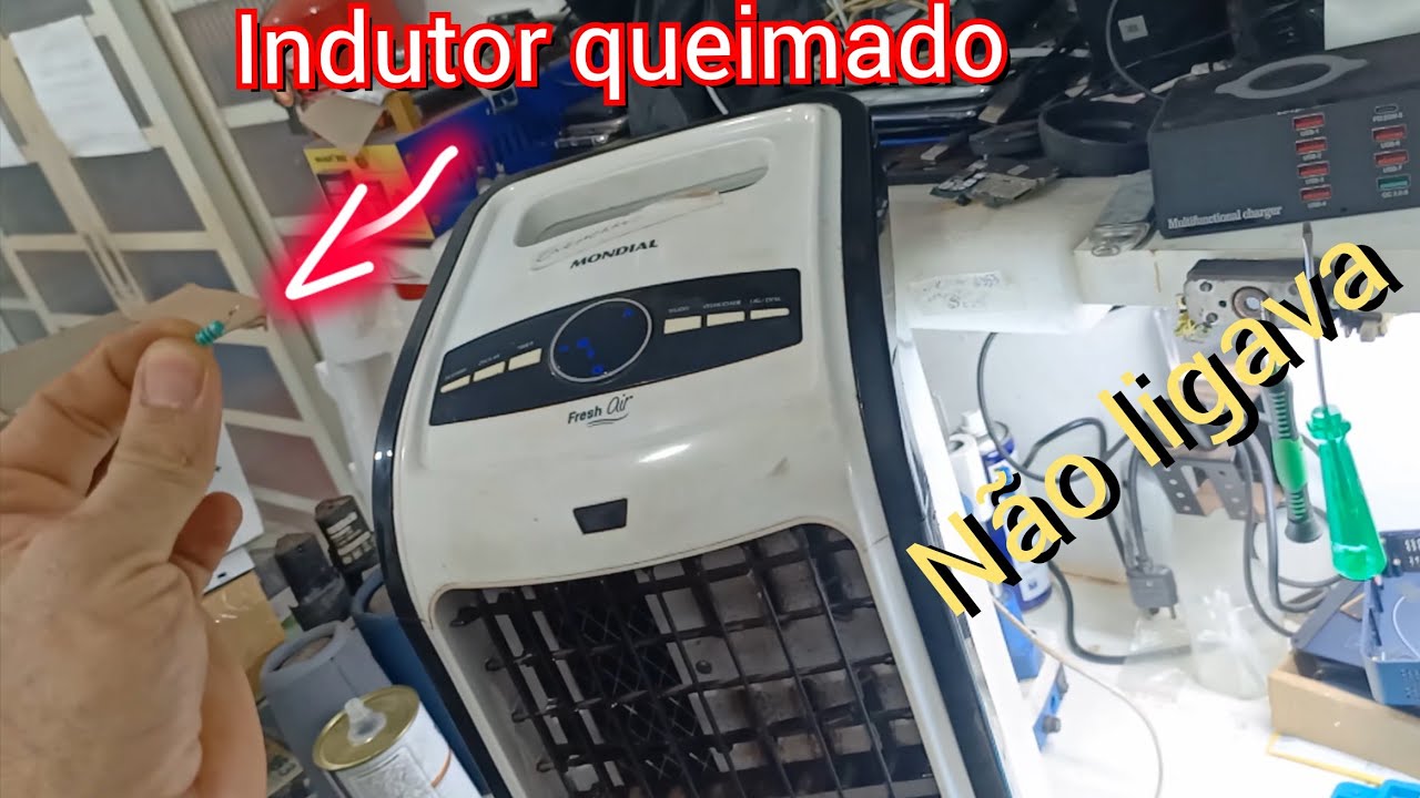 Climatizador mondial fresh Air não liga nada, parou de funcionar, como consertar mais fácil 🙂👍🏼