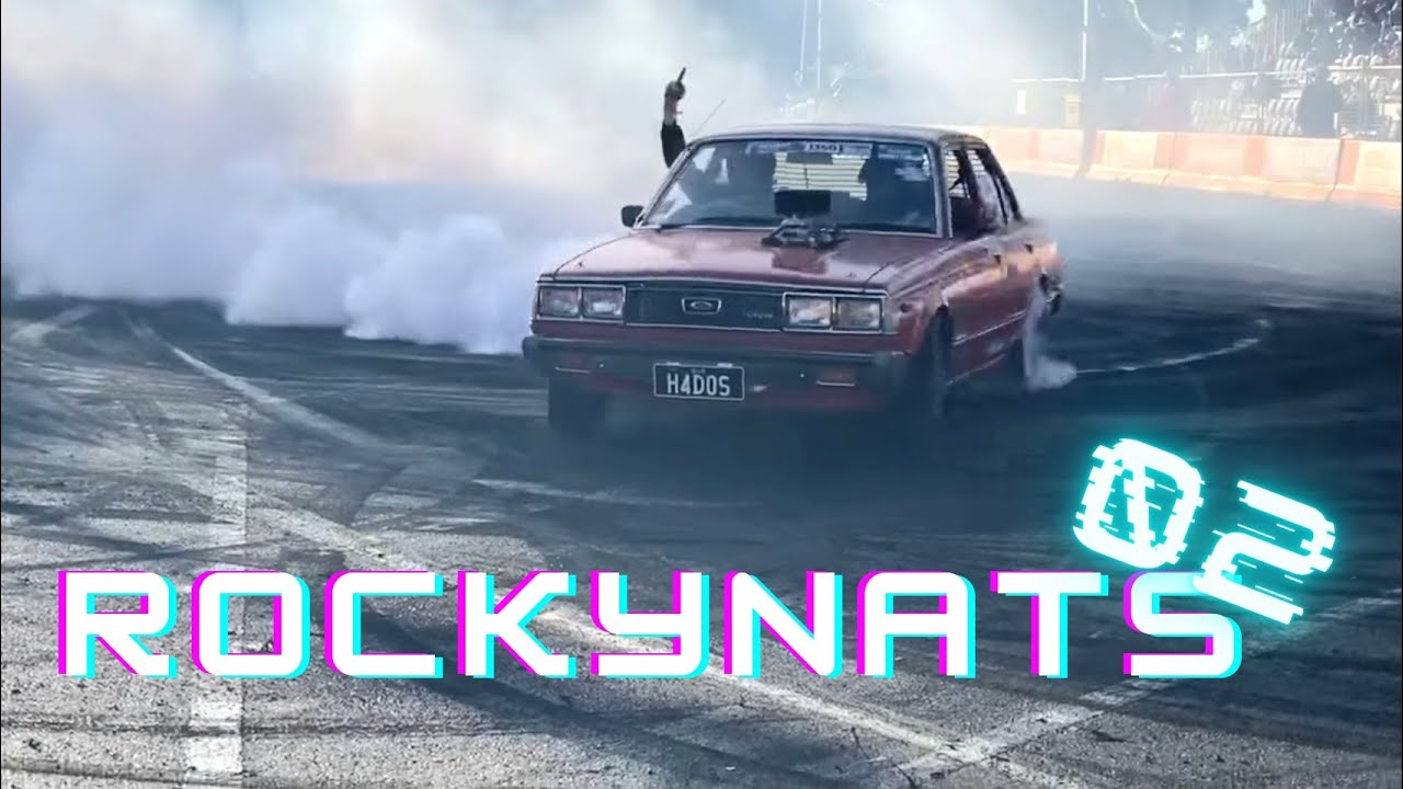 BLOWN 202 Toyota Corona burnouts at Rockynats #02