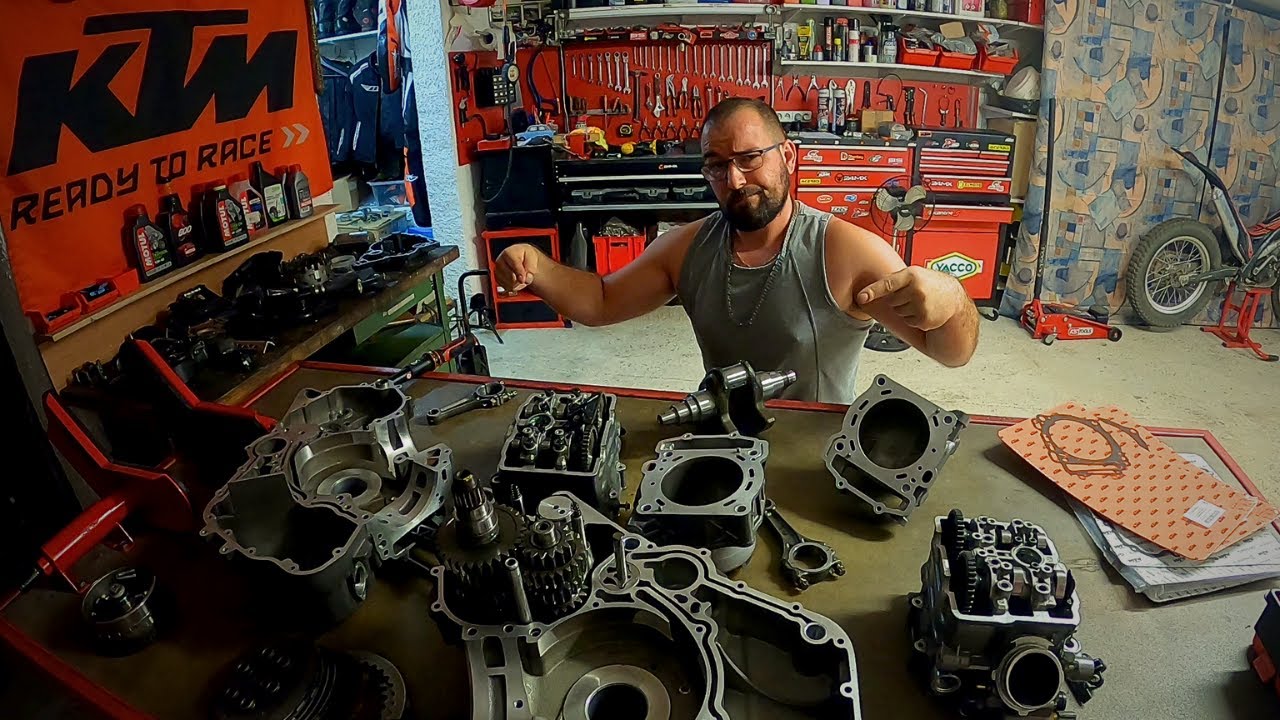 Projet KTM Rc8 de piste - Reconstruction moteur - Partie 1