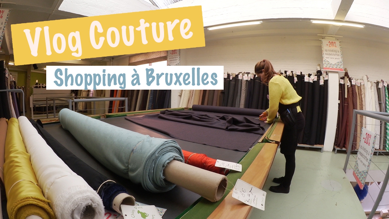 4 magasins de tissus à Bruxelles - visite des boutiques