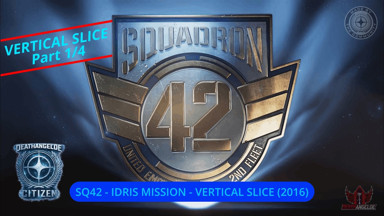 [4K] SQ42 Vertical Slice 2016 | IDRIS Gameplay | Beside Star Citizen | DeathAngelDE REACTION #1