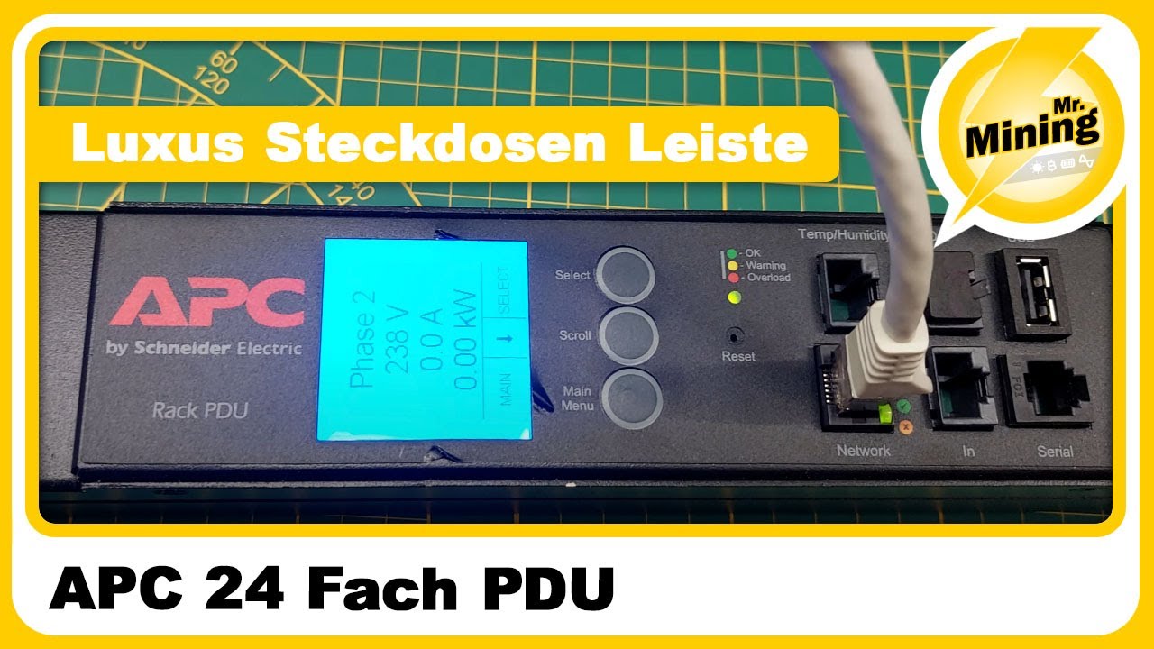2000 Euro Luxus Steckdosen Leiste 🤑 APC 24 Fach PDU