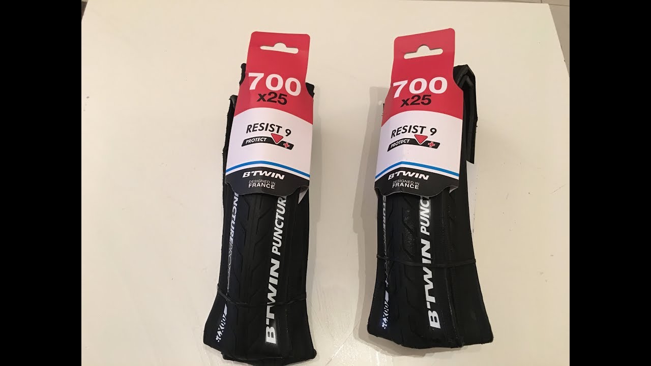 BTWIN 700x25 resist 9 protect + for randonnee