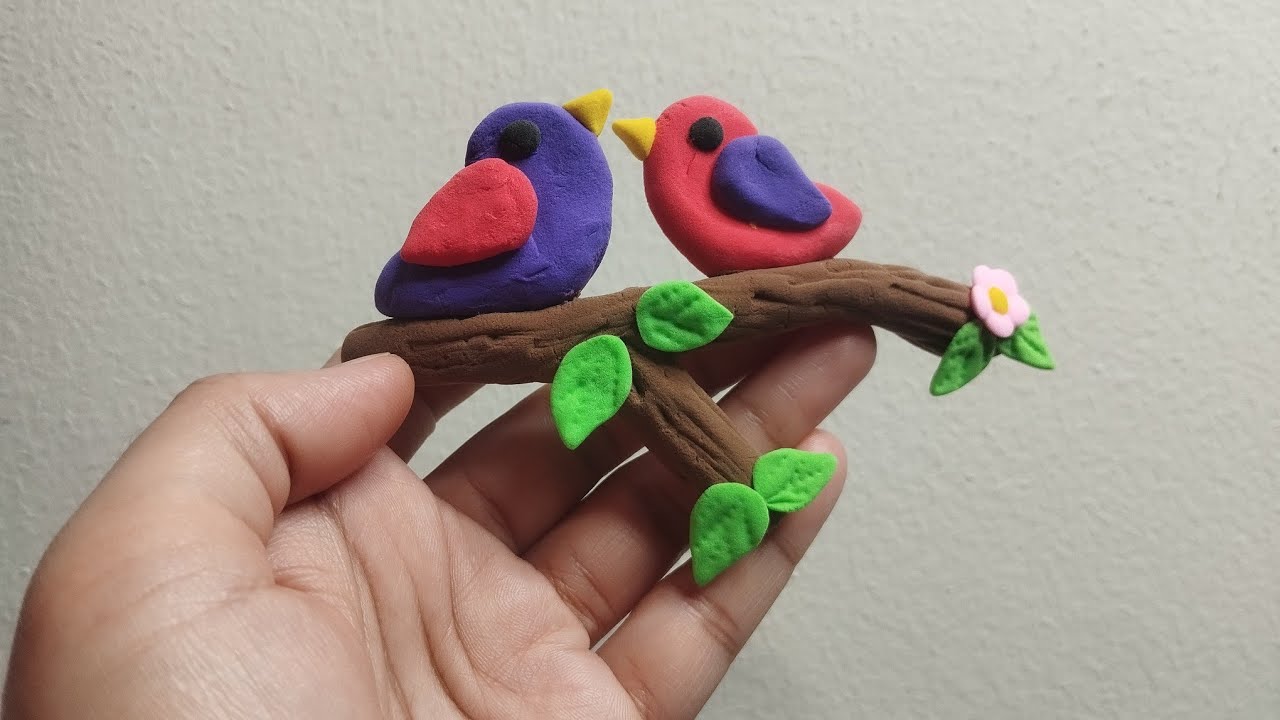 Clay Birds | Magic Clay | Clay Creations | Clay Craft Ideas | Air Dry Clay