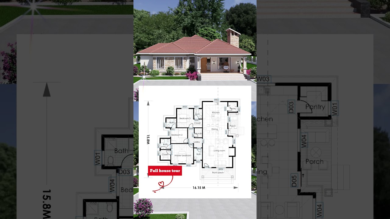 Ensuite 3 bedroom with floorplan