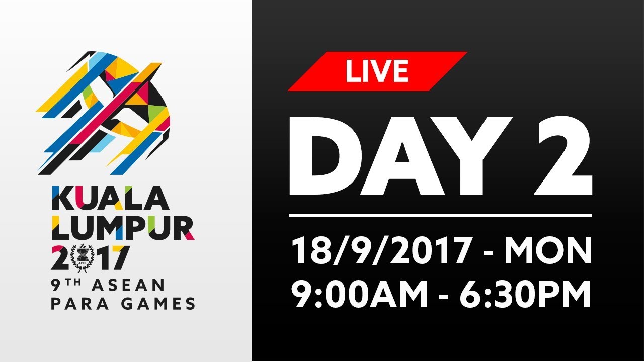 9th ASEAN Para Games | Day 2 - Swimming & Cycling | 18/09/2017