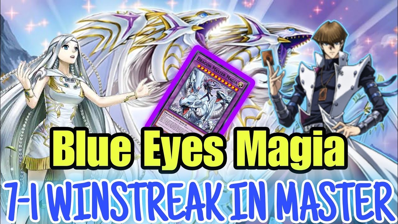 BLUE EYES Magia Deck is UNSTOPPABLE in Master Rank! | Yu-Gi-Oh! Master Duel