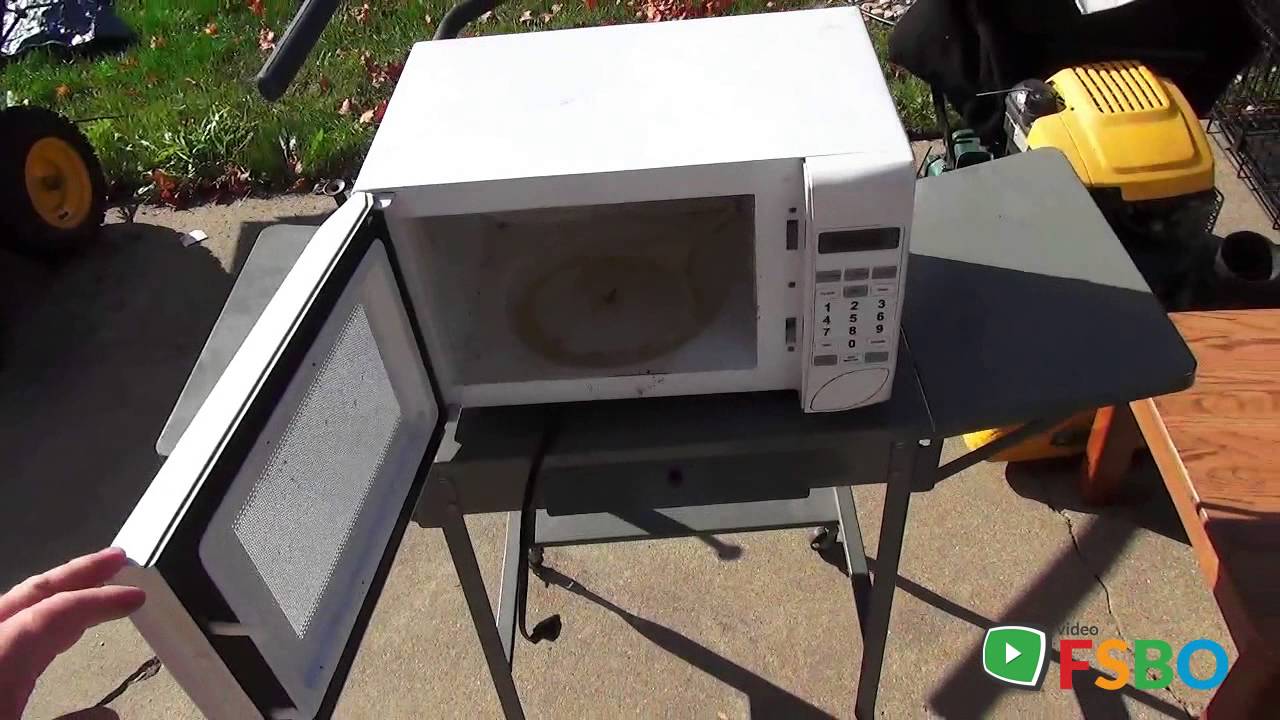 SOLD Microwave - Garage Sale - Live & Virtual