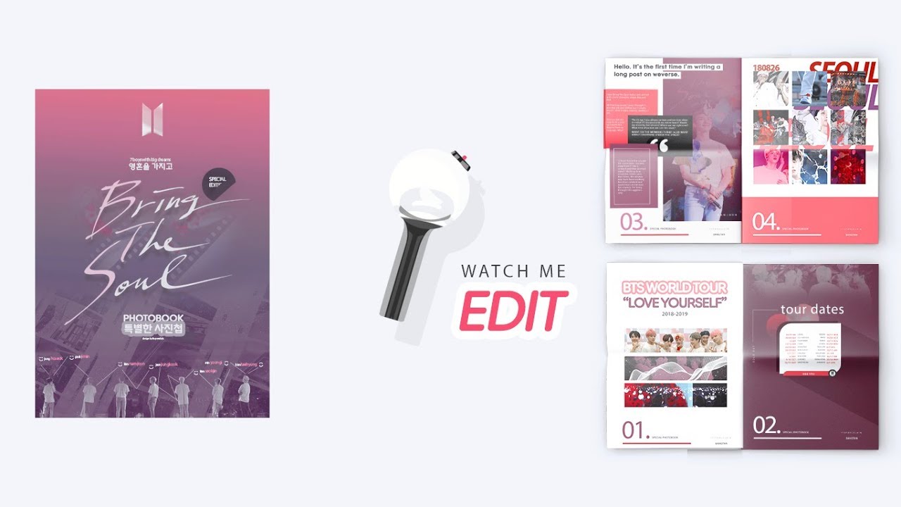 WATCH ME EDIT: KPOP EDITION, BRING THE SOUL (BTS) PHOTOBOOK by ITSPORCELAIN