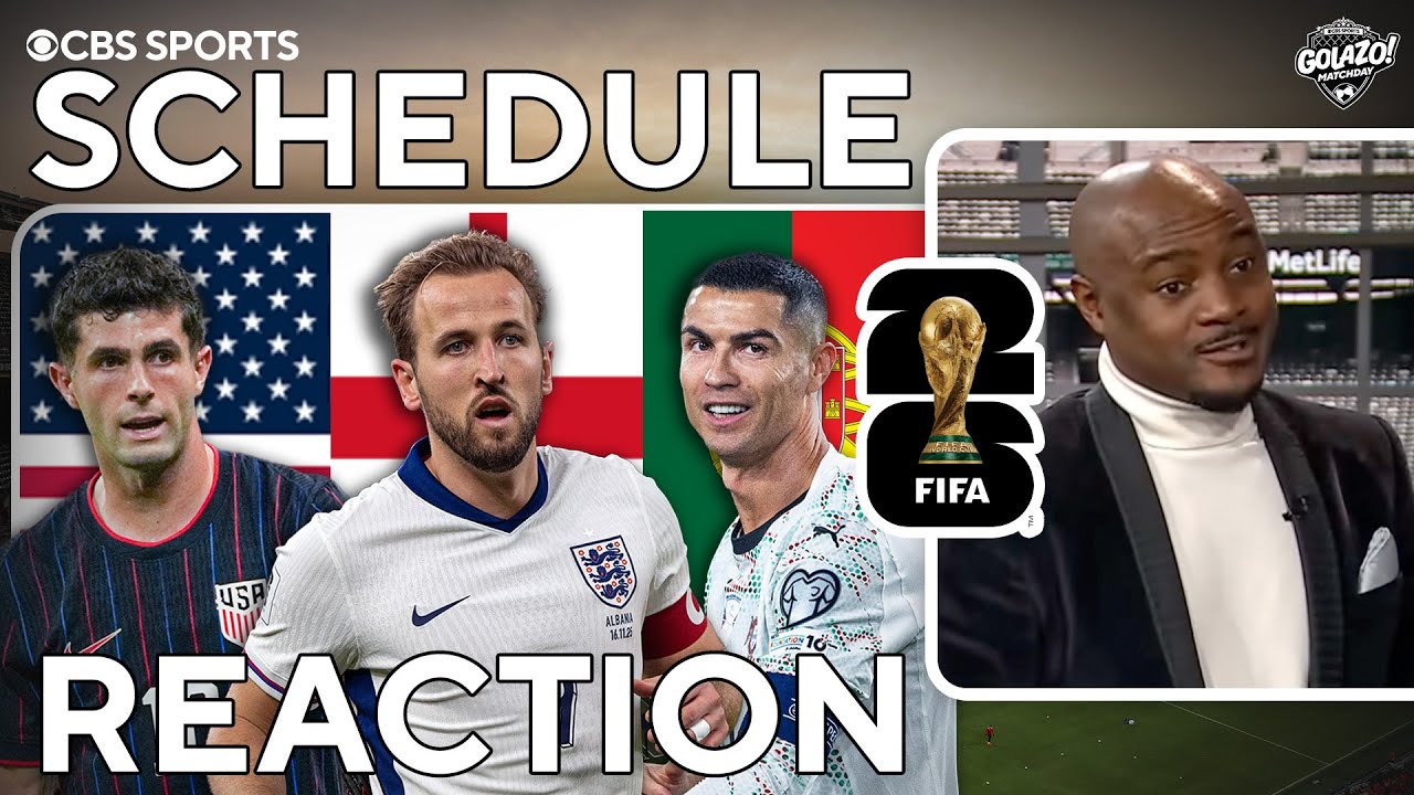 REACTING to 2026 FIFA World Cup Schedule | Who has the TOUGHEST ROAD to the final? | Golazo Matchday