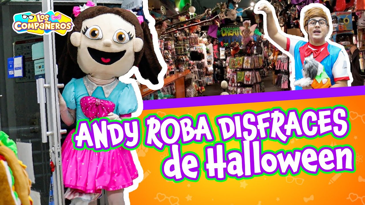 Andy se roba disfraces / Buscando el disfraz de halloween para Lulú /  Andy se separa del compañero