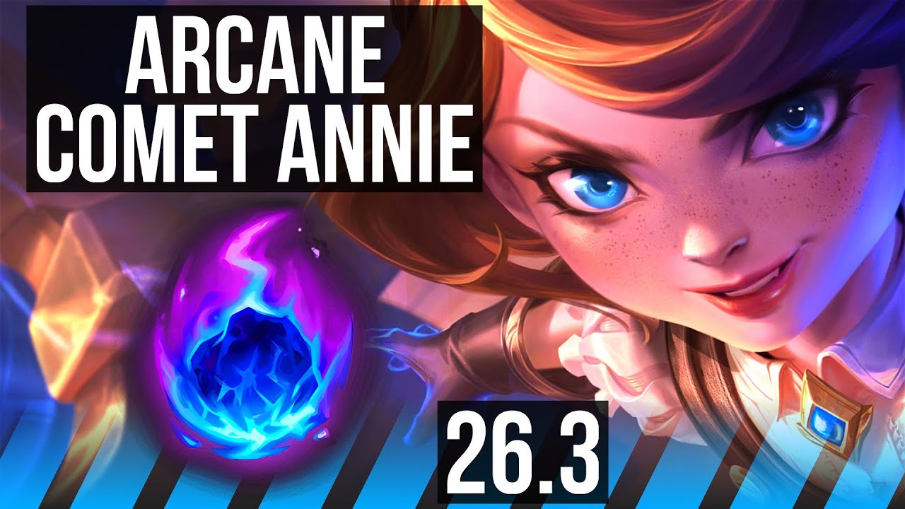 ANNIE vs SYNDRA (MID) | Arcane Comet, 7k gold comeback, 41K damage | EUW Diamond | 26.3