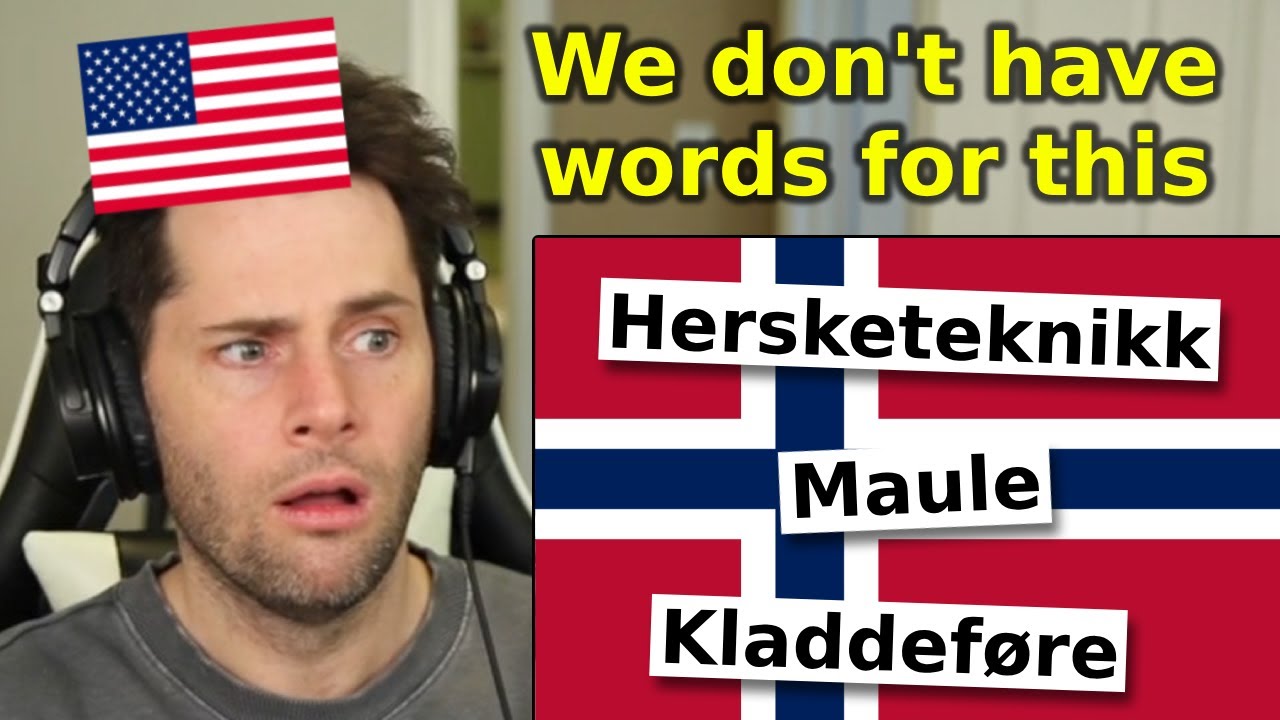 American Reacts to Norwegian Words That Don't Translate Into English