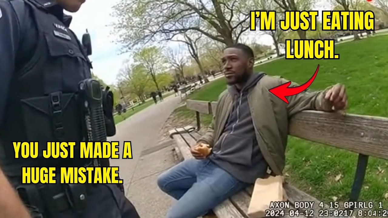 Rookie Cop Detains Black Veteran Eating Lunch in Park — He’s a Retired Marine Gunny