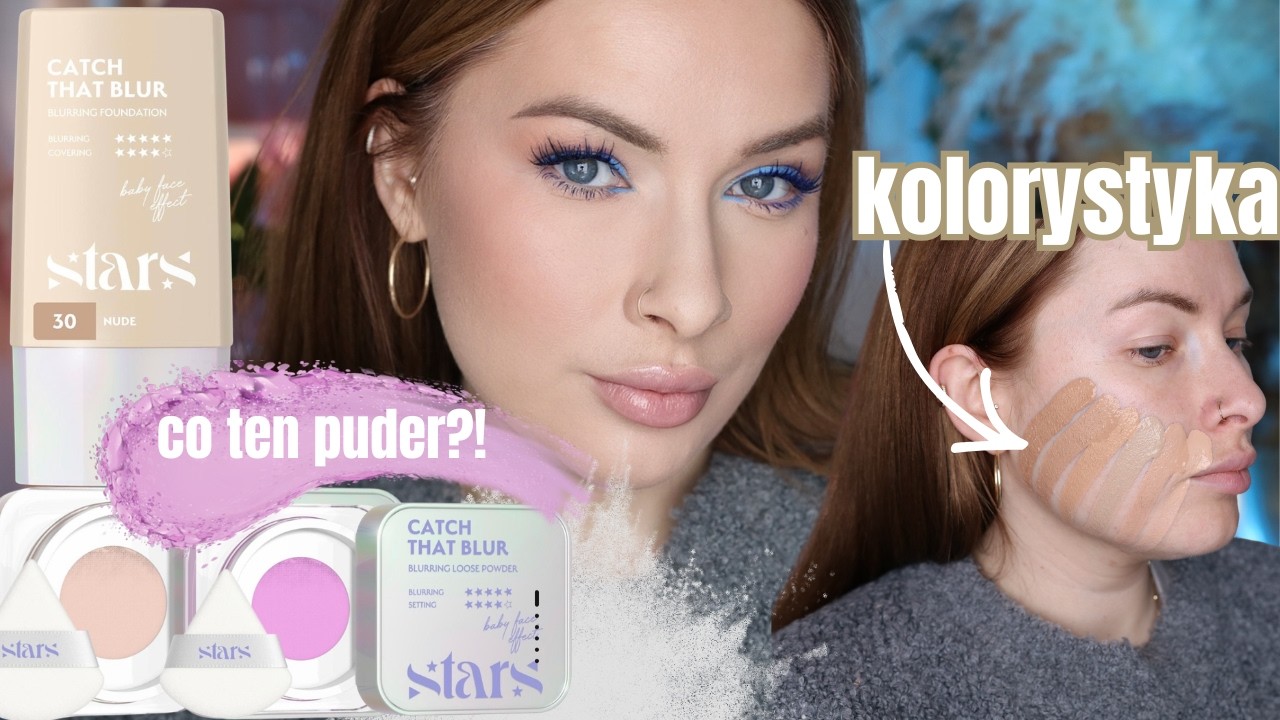 TEST całodniowy- podkład STARS CATCH THAT BLUR+ jak wyglądał na koniec dnia