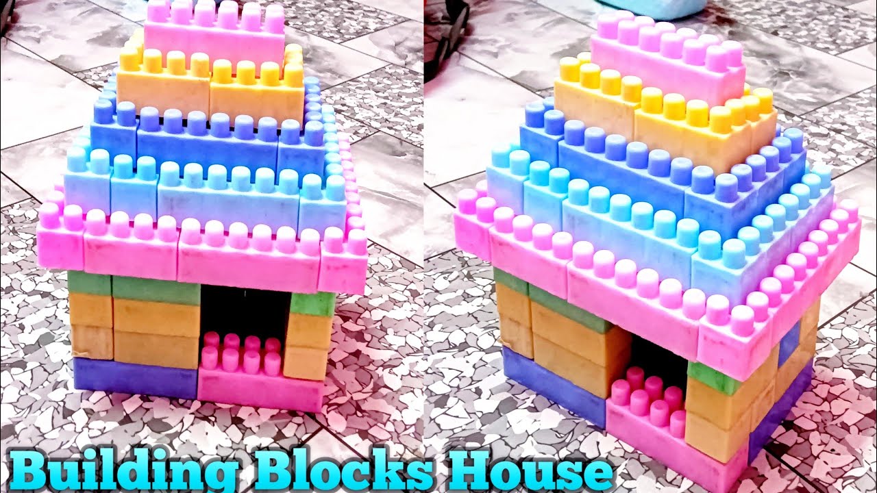 How Make To Building Block House/Block Game/Block House/Block Toys for kids/India Blocks Creator 